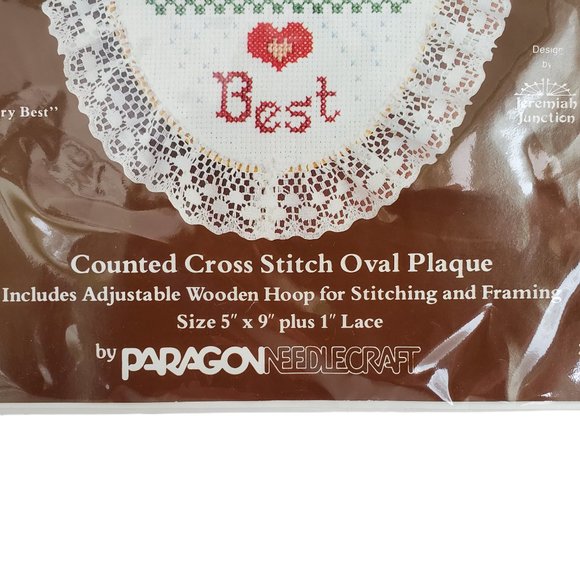 Paragon Needlecraft Country Best Counted Cross Stitch Kit Hobby 2051 Wood Hoop - Picture 3 of 6